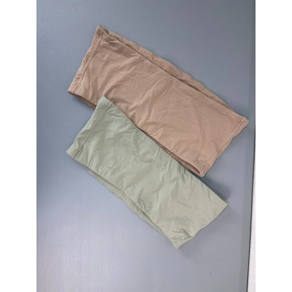 Skims women's XL lot of 2 tank beige bandeau tube top bralettes unlined wireless - Picture 5 of 5